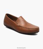 mocasines venecianos con puntera de acelerador Florsheim hombres LPVB4P106 calzado bronceado silla de montar