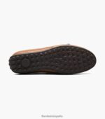 mocasines venecianos con puntera de acelerador Florsheim hombres LPVB4P106 calzado bronceado silla de montar - Imagen 3