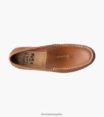 mocasines venecianos con puntera de acelerador Florsheim hombres LPVB4P106 calzado bronceado silla de montar - Imagen 4