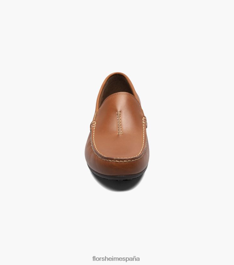 mocasines venecianos con puntera de acelerador Florsheim hombres LPVB4P106 calzado bronceado silla de montar - Imagen 6