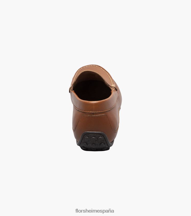 mocasines venecianos con puntera de acelerador Florsheim hombres LPVB4P106 calzado bronceado silla de montar - Imagen 7