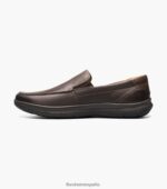 mocasines venecianos con puntera de mocasín en el centro Florsheim hombres LPVB4P64 calzado marrón ch - Imagen 5