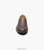mocasines venecianos con puntera de mocasín en el centro Florsheim hombres LPVB4P64 calzado marrón ch - Imagen 6