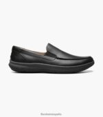 mocasines venecianos con puntera de mocasín en el centro Florsheim hombres LPVB4P65 calzado negro - Imagen 2