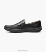 mocasines venecianos con puntera de mocasín en el centro Florsheim hombres LPVB4P65 calzado negro - Imagen 5