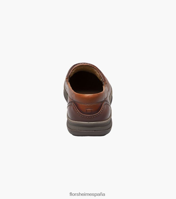 mocasines venecianos con puntera de mocasín en el centro Florsheim hombres LPVB4P66 calzado coñac - Imagen 7