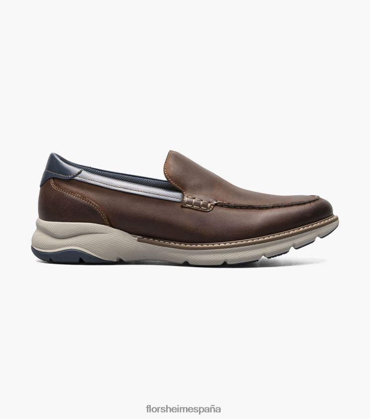 mocasines venecianos frenzi moc toe Florsheim hombres LPVB4P46 calzado marrón ch - Imagen 2