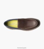 mocasines venecianos frenzi moc toe Florsheim hombres LPVB4P46 calzado marrón ch - Imagen 4