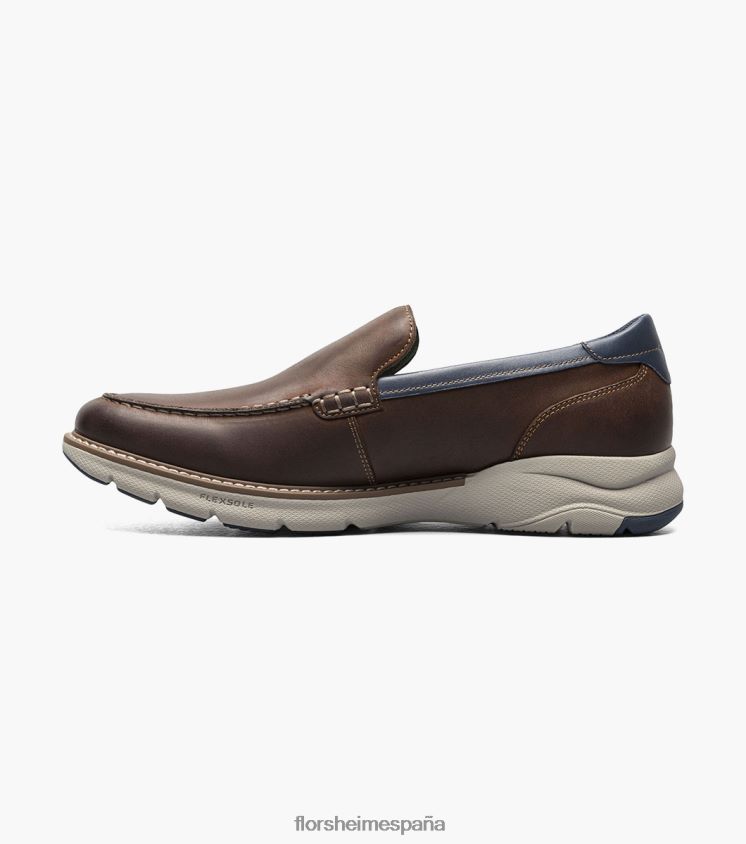 mocasines venecianos frenzi moc toe Florsheim hombres LPVB4P46 calzado marrón ch - Imagen 5