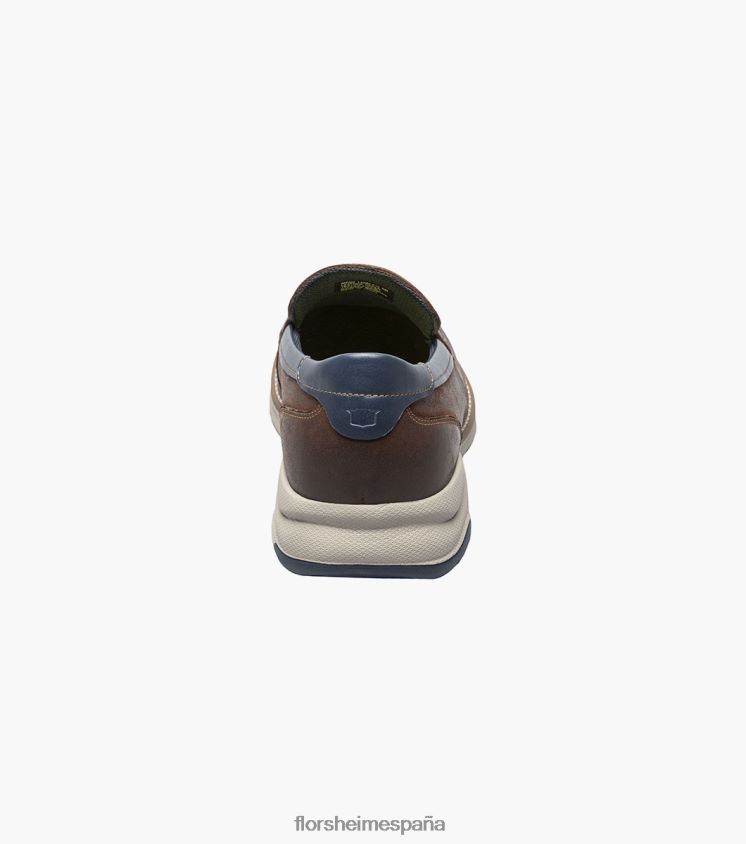 mocasines venecianos frenzi moc toe Florsheim hombres LPVB4P46 calzado marrón ch - Imagen 7