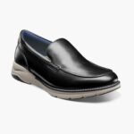mocasines venecianos frenzi moc toe Florsheim hombres LPVB4P47 calzado negro