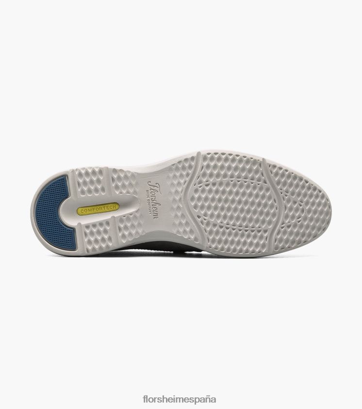 mocasines venecianos hamptons moc toe Florsheim hombres LPVB4P1 calzado ante gris - Imagen 3