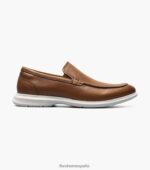 mocasines venecianos hamptons moc toe Florsheim hombres LPVB4P3 calzado coñac - Imagen 2