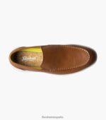 mocasines venecianos hamptons moc toe Florsheim hombres LPVB4P3 calzado coñac - Imagen 4