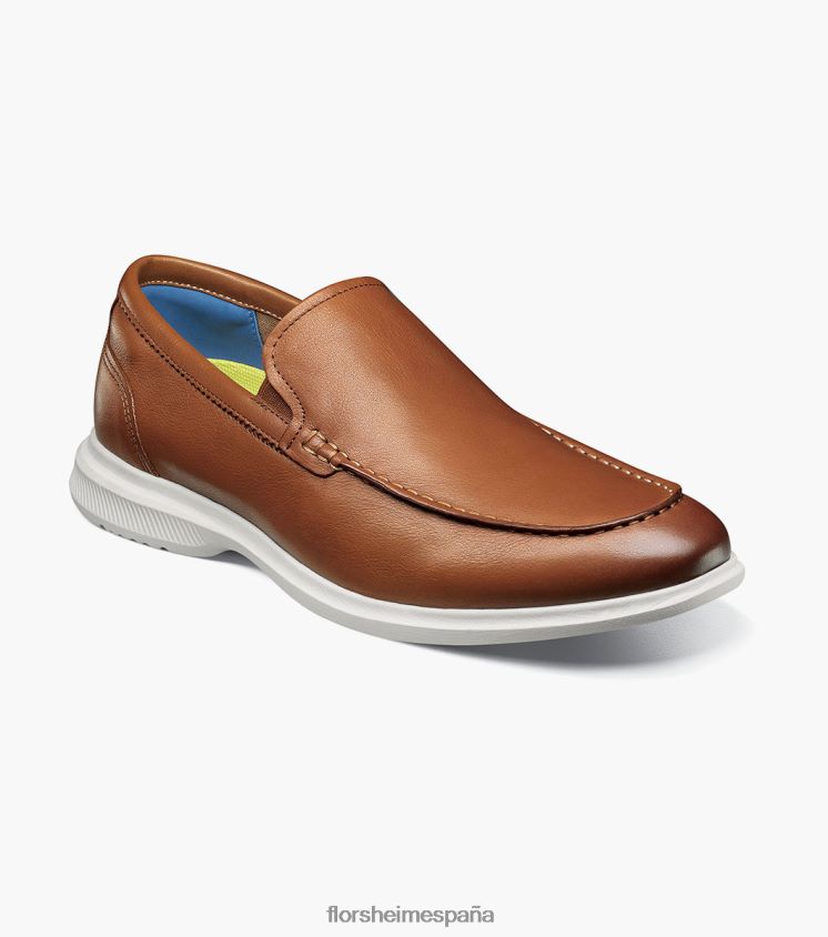 mocasines venecianos hamptons moc toe Florsheim hombres LPVB4P3 calzado coñac - Imagen 1