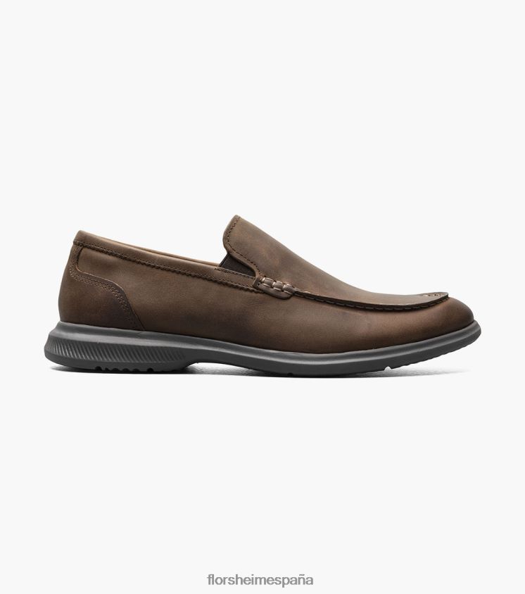 mocasines venecianos hamptons moc toe Florsheim hombres LPVB4P4 calzado marrón ch - Imagen 2