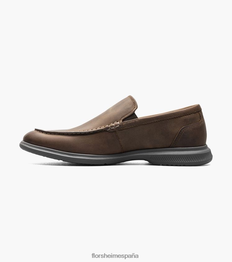 mocasines venecianos hamptons moc toe Florsheim hombres LPVB4P4 calzado marrón ch - Imagen 5