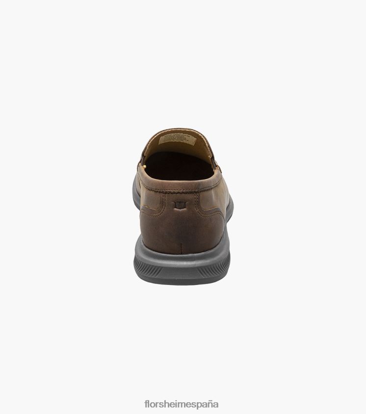 mocasines venecianos hamptons moc toe Florsheim hombres LPVB4P4 calzado marrón ch - Imagen 7
