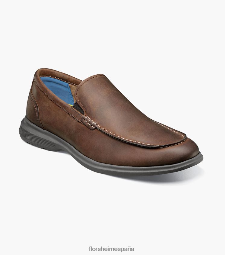 mocasines venecianos hamptons moc toe Florsheim hombres LPVB4P4 calzado marrón ch - Imagen 1
