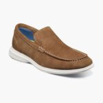 mocasines venecianos hamptons moc toe Florsheim hombres LPVB4P5 calzado gamuza bronceada