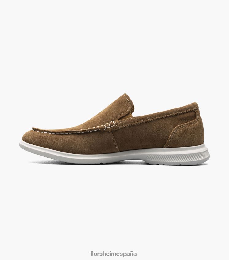 mocasines venecianos hamptons moc toe Florsheim hombres LPVB4P5 calzado gamuza bronceada - Imagen 5