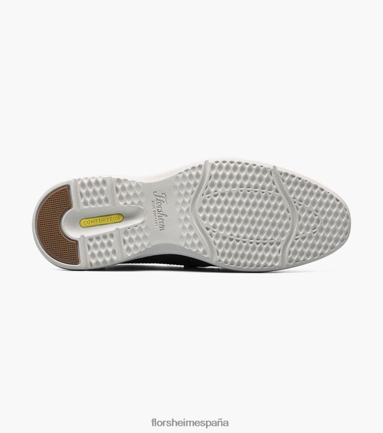 mocasines venecianos hamptons moc toe Florsheim hombres LPVB4P7 calzado ante azul - Imagen 3