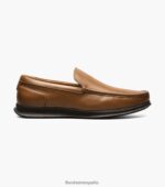 mocasines venecianos montigo moc toe Florsheim hombres LPVB4P104 calzado coñac - Imagen 2