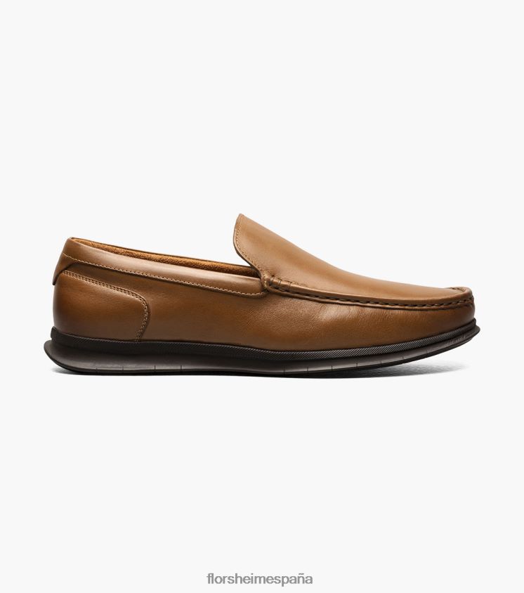 mocasines venecianos montigo moc toe Florsheim hombres LPVB4P104 calzado coñac - Imagen 2