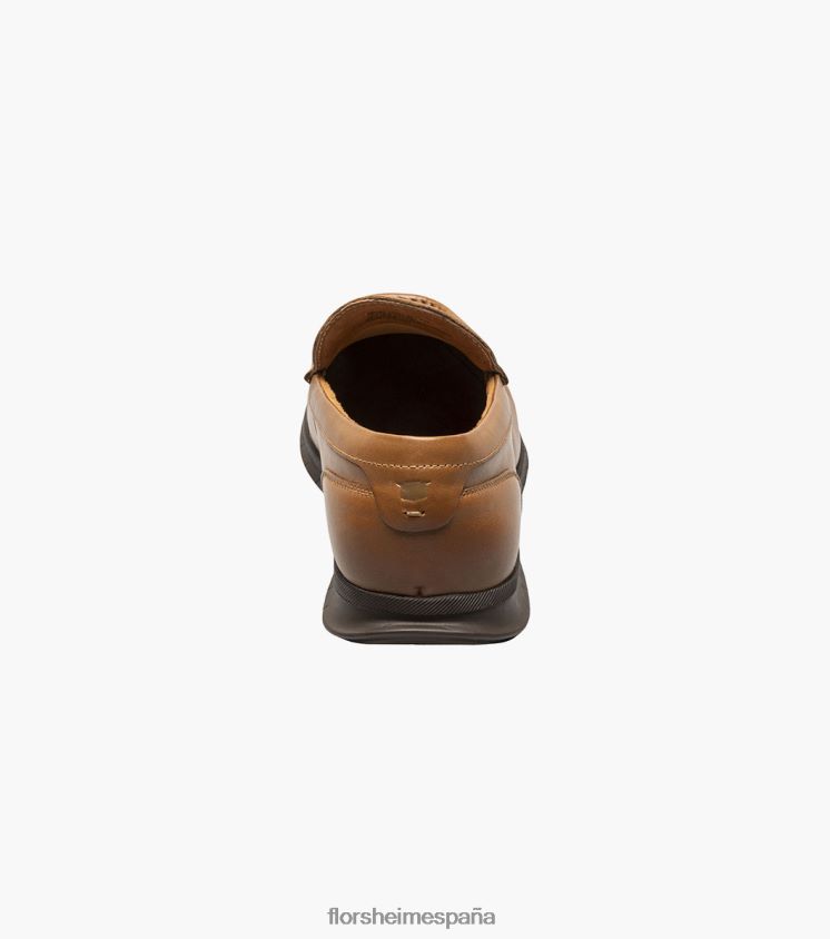 mocasines venecianos montigo moc toe Florsheim hombres LPVB4P104 calzado coñac - Imagen 7
