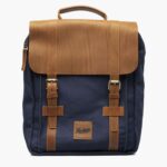 mochila deigo de lona/piel Florsheim unisexo LPVB4P620 accesorios azul