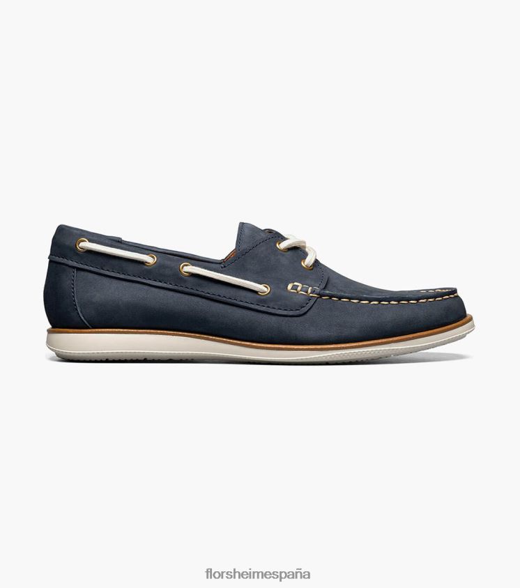 náutico atlántico con puntera de mocasín Florsheim hombres LPVB4P324 calzado Armada - Imagen 2