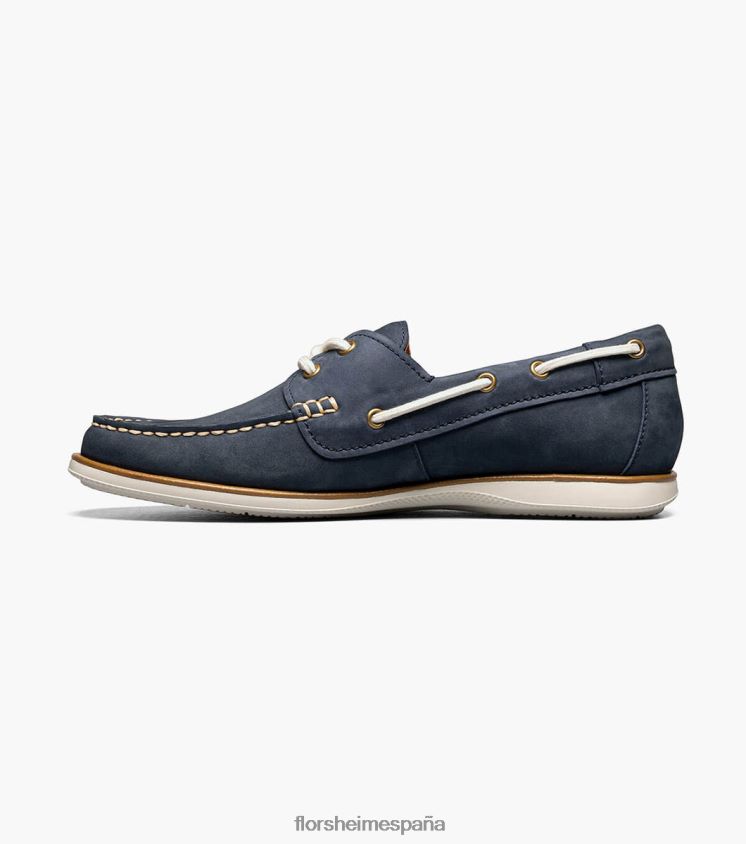 náutico atlántico con puntera de mocasín Florsheim hombres LPVB4P324 calzado Armada - Imagen 5