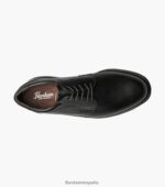 noble puntera lisa oxford Florsheim hombres LPVB4P228 calzado negro - Imagen 4