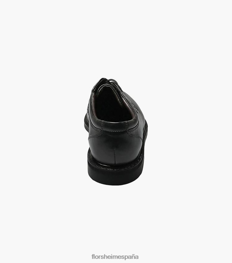 noble puntera lisa oxford Florsheim hombres LPVB4P228 calzado negro - Imagen 7