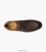 norwalk puntera lisa oxford Florsheim hombres LPVB4P82 calzado marrón ch - Imagen 4