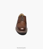 norwalk puntera lisa oxford Florsheim hombres LPVB4P83 calzado coñac caído - Imagen 6