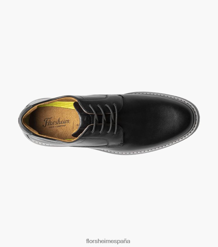norwalk puntera lisa oxford Florsheim hombres LPVB4P84 calzado negro - Imagen 4