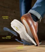 Oxford con punta de ala Frenzi Florsheim hombres LPVB4P39 calzado multi coñac - Imagen 2