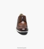Oxford con punta de ala Frenzi Florsheim hombres LPVB4P39 calzado multi coñac - Imagen 7