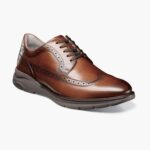 Oxford con punta de ala Frenzi Florsheim hombres LPVB4P40 calzado coñac