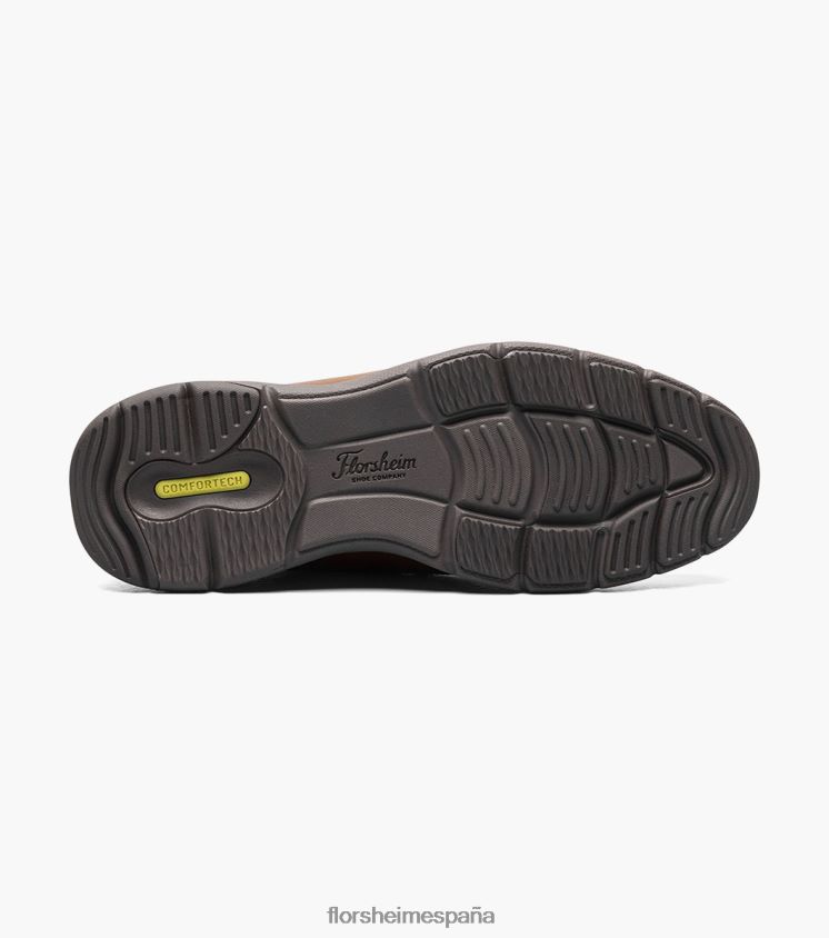 Oxford con punta de ala Frenzi Florsheim hombres LPVB4P40 calzado coñac - Imagen 4