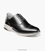 Oxford con punta de ala Frenzi Florsheim hombres LPVB4P41 calzado negro