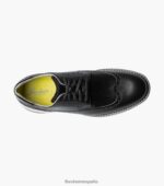 Oxford con punta de ala Frenzi Florsheim hombres LPVB4P41 calzado negro - Imagen 5