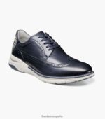 Oxford con punta de ala Frenzi Florsheim hombres LPVB4P42 calzado Armada