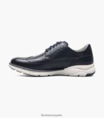 Oxford con punta de ala Frenzi Florsheim hombres LPVB4P42 calzado Armada - Imagen 6