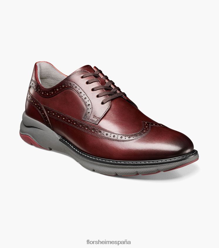 oxford_con_punta_de_ala_frenzi_florsheim_hombres_lpvb4p43_calzado_borgona.jpg Oxford con punta de ala Frenzi Florsheim hombres LPVB4P43 calzado borgoña - Imagen 1