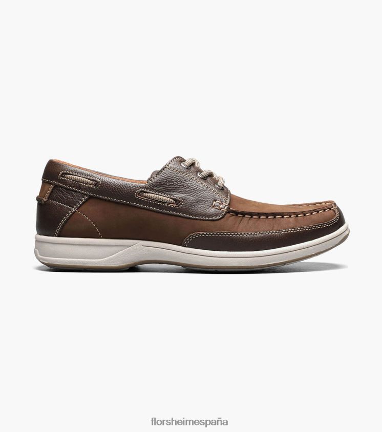 Oxford con puntera de mocasín junto al lago Florsheim hombres LPVB4P366 calzado marrón - Imagen 2