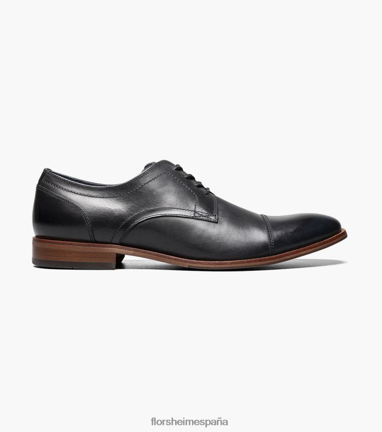 Oxford con puntera flexible Florsheim hombres LPVB4P252 calzado negro - Imagen 2