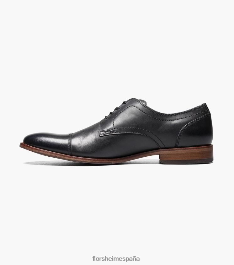 Oxford con puntera flexible Florsheim hombres LPVB4P252 calzado negro - Imagen 5
