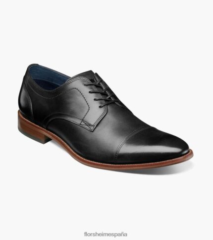 Oxford con puntera flexible Florsheim hombres LPVB4P252 calzado negro